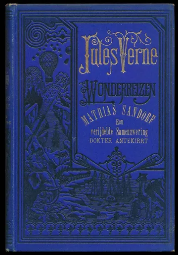 Mathias Sandorf [1] van Jules Verne, boekomslag