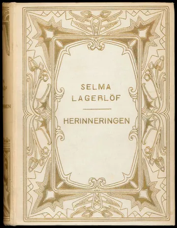 Herinneringen van Selma Lagerlöf, boekomslag