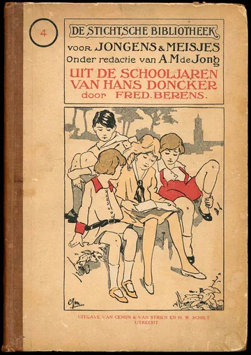 Uit de schooljaren van Hans Doncker van Fred. Berens, boekomslag
