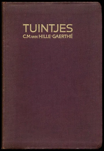 Tuintjes van C. M. van Hille-Gaerthé, boekomslag