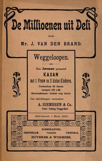 De millioenen uit Deli van J. van den Brand, boekomslag