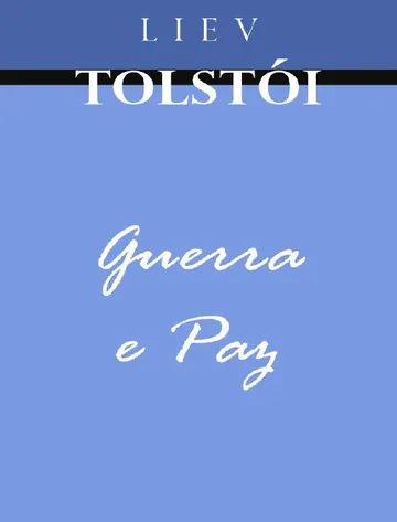 Guerra e Paz de Liev Tolstói, capa do livro