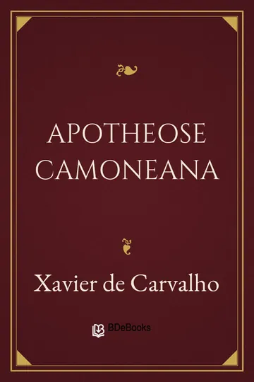 Apotheose Camoneana de Xavier de Carvalho, capa do livro