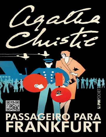Passageiro para Frankfurt de Agatha Christie, capa do livro