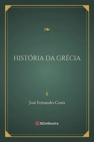 História da Grécia de José Fernandes Costa, capa do livro