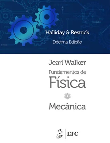 Fundamentos de Física, Volume 1: Mecânica de David Halliday, Robert Resnick, Jearl Walker, capa do livro