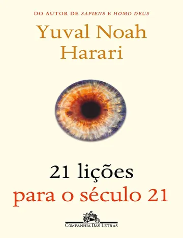 21 Lições para o Século 21 de Yuval Noah Harari, capa do livro