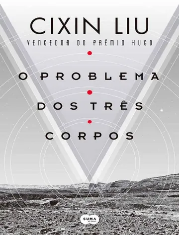 O Problema dos Três Corpos de Cixin Liu, capa do livro
