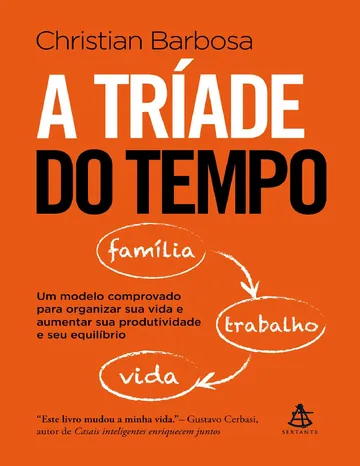 A Tríade do Tempo de Christian Barbosa, capa do livro