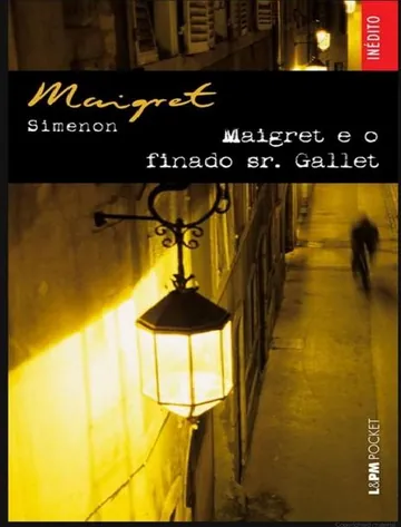 Maigret e o Finado Sr. Gallet de Georges Simenon, capa do livro