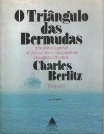 O Triângulo das Bermudas de Charles Berlitz, capa do livro