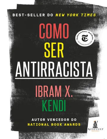 Como Ser Antirracista de Ibram X. Kendi, capa do livro