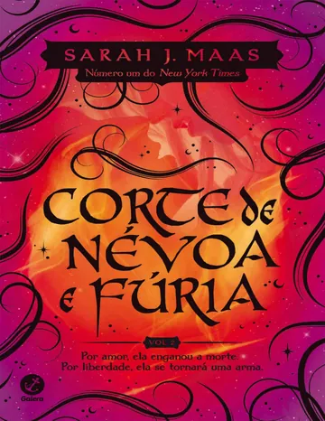 Corte de Névoa e Fúria de Sarah J. Maas, capa do livro