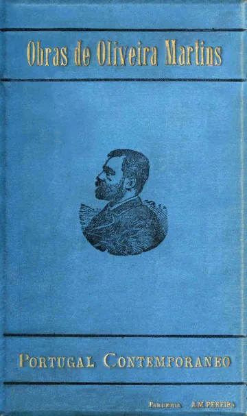 Portugal contemporaneo, Vol. 2 de J. P. Oliveira Martins, capa do livro