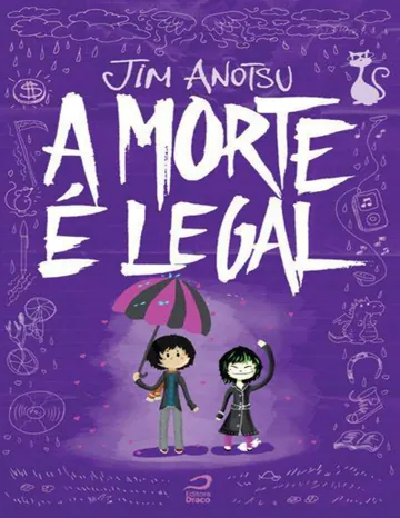 A Morte é Legal de Jim Anotsu, capa do livro