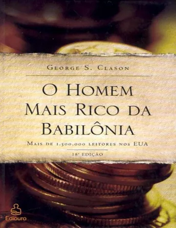 O Homem Mais Rico da Babilônia de George S. Clason, capa do livro