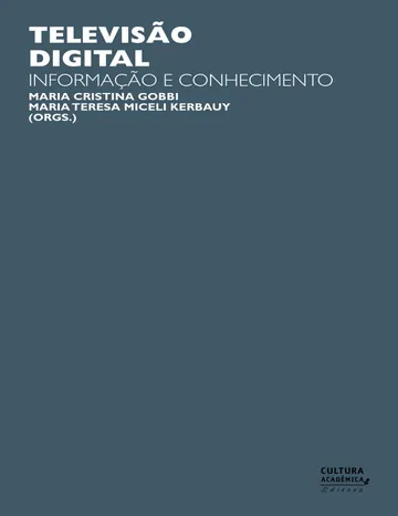 Televisão Digital: informação e conhecimento de Maria Cristina Gobbi, capa do livro
