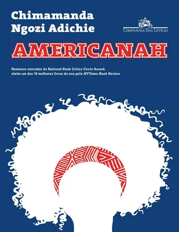 Americanah de Chimamanda Ngozi Adichie, capa do livro