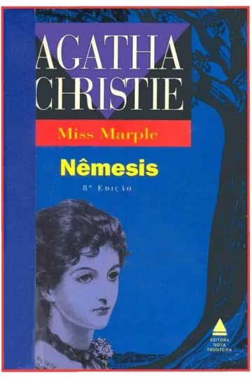 Nêmesis de Agatha Christie, capa do livro