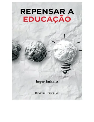 Repensar a Educação de Inger Enkvist, capa do livro