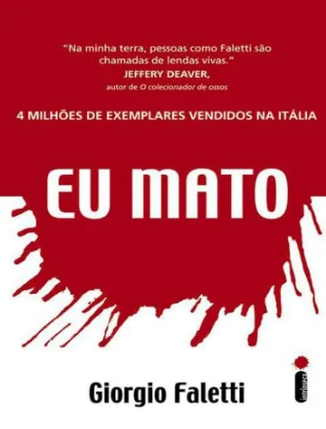 Eu Mato de Giorgio Faletti, capa do livro