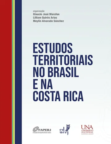 Estudos Territoriais no Brasil e na Costa Rica de Glaucio José Marafon, capa do livro