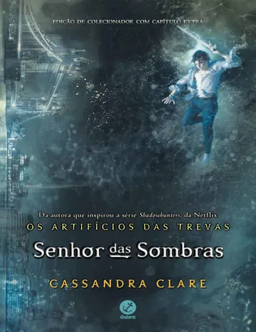 Senhor das sombras de Cassandra Clare, capa do livro