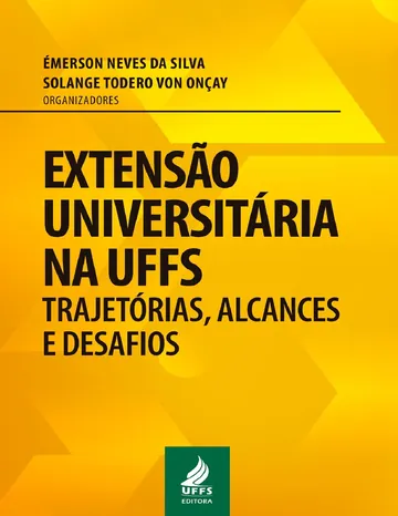 Extensão universitária na UFFS de Émerson Neves da Silva, capa do livro