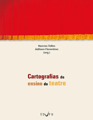 Cartografias do ensino do teatro de Adilson Florentino, capa do livro
