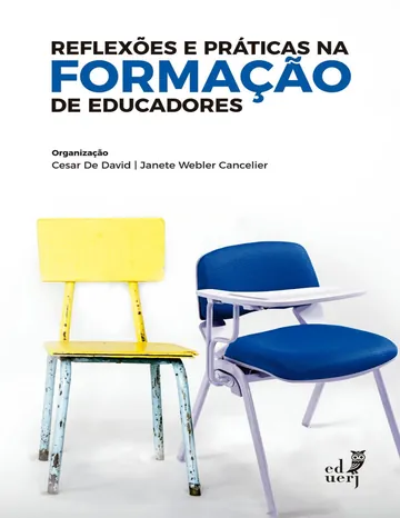 Reflexões e práticas na formação de educadores de Cesar de David, capa do livro