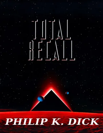 Total Recall de Philip K. Dick, capa do livro