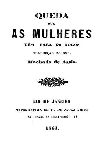 Quéda que as Mulheres Têm para os Tolos de Victor Hénaux, capa do livro