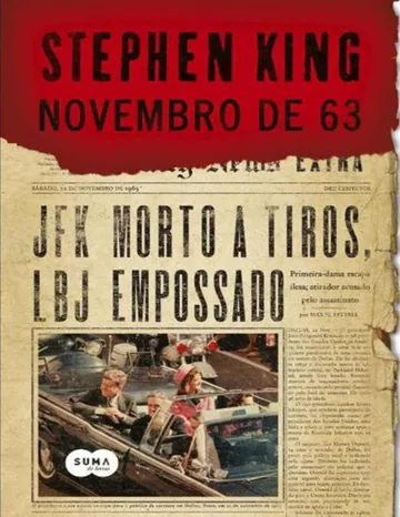 Novembro de 63 de Stephen King, capa do livro