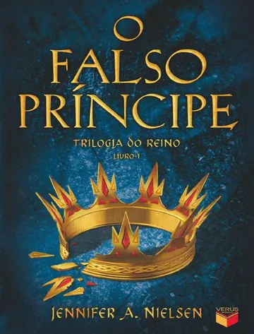 O Falso Príncipe de Jennifer A. Nielsen, capa do livro