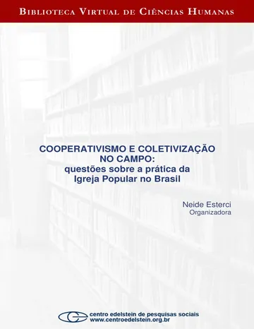 Cooperativismo e coletivização no campo de Neide Esterci, capa do livro