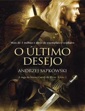 O Último Desejo de Andrzej Sapkowski, capa do livro
