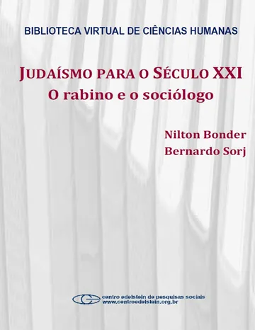 Judaísmo para o século XXI: o rabino e o sociólogo de Nilton Bonder, capa do livro