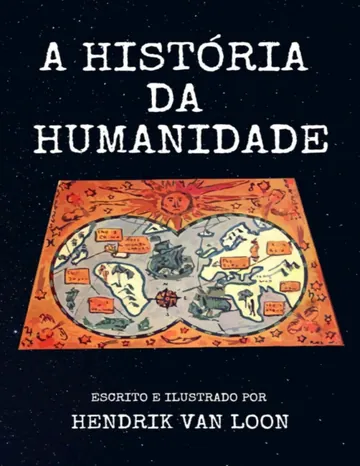 A História da Humanidade de Hendrik Van Loon, capa do livro