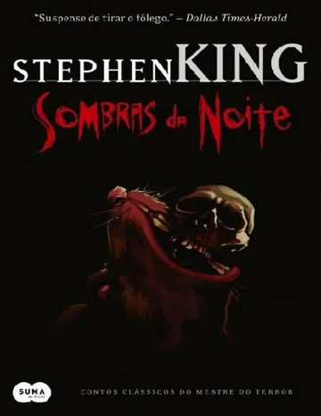 Sombras da Noite de Stephen King, capa do livro