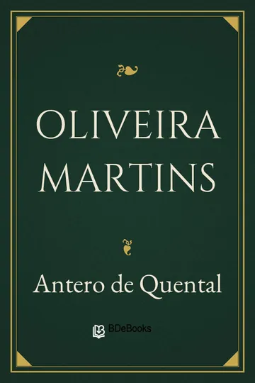 Oliveira Martins de Antero de Quental, capa do livro