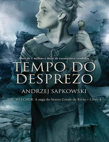 Tempo do Desprezo de Andrzej Sapkowski, capa do livro