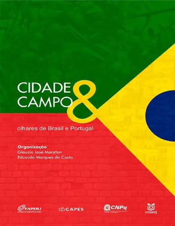 Cidade e Campo: Olhares de Brasil e Portugal de Glaucio José Marafon, capa do livro