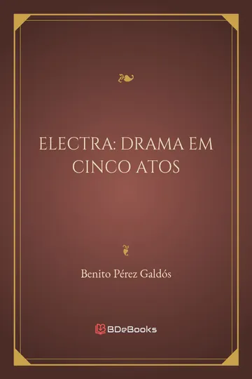 Electra: Drama em cinco atos de Benito Pérez Galdós, capa do livro
