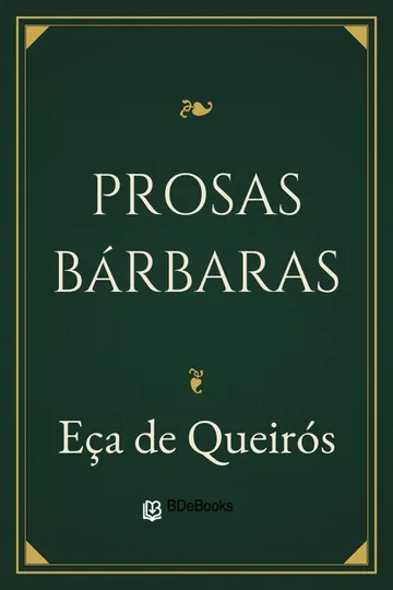 Prosas Bárbaras de Eça de Queirós, capa do livro