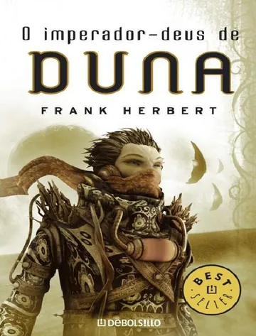 O Imperador-Deus de Duna de Frank Herbert, capa do livro