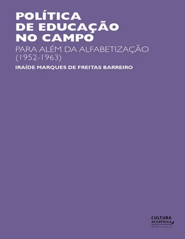 Política de educação no campo de Iraíde Marques de Freitas Barreiro, capa do livro