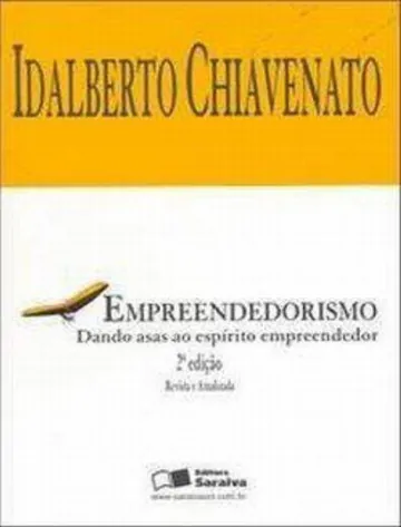 Empreendedorismo: Dando Asas ao Espírito Empreendedor de Idalberto Chiavenato, capa do livro