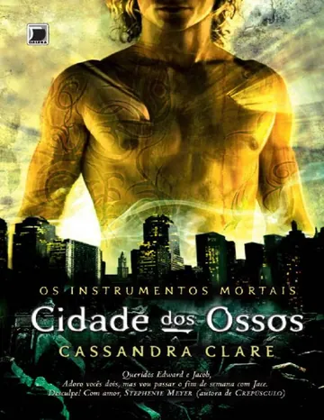 Cidade dos Ossos de Cassandra Clare, capa do livro