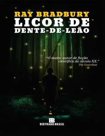 O Licor de Dente-de-Leão de Ray Bradbury, capa do livro
