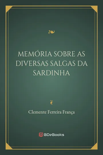 Memória sobre as Diversas Salgas da Sardinha de Clemente Ferreira França, capa do livro